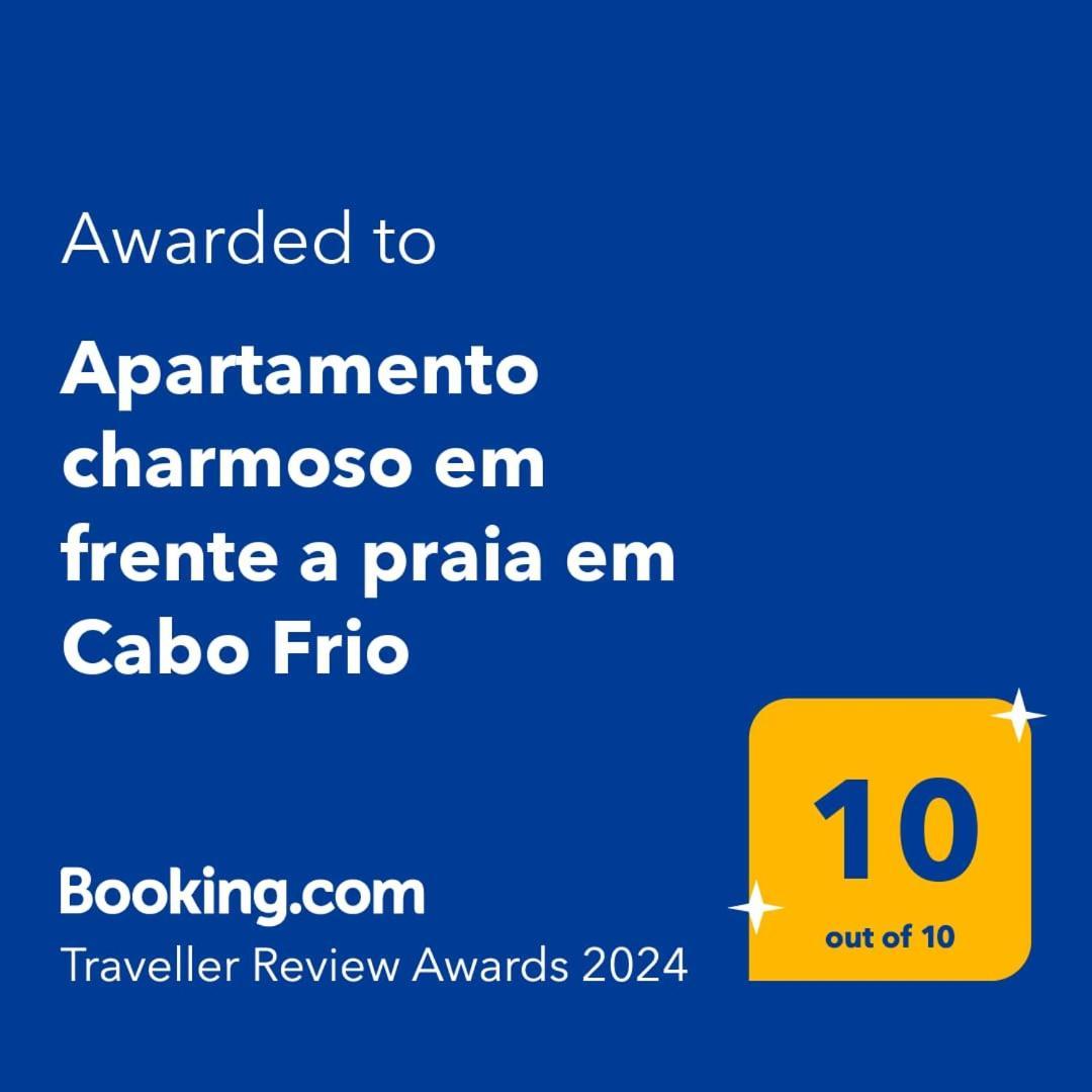 Apartamento Charmoso Em Frente A Praia Em Кабу-Фриу Экстерьер фото
